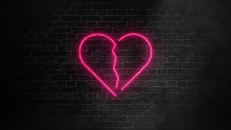 Broken-heart-neon-light-icon-heartbreak-glowing-sign
